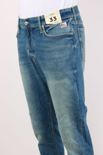 Denim Relaxed Tapared Fit Denim Medio - 6