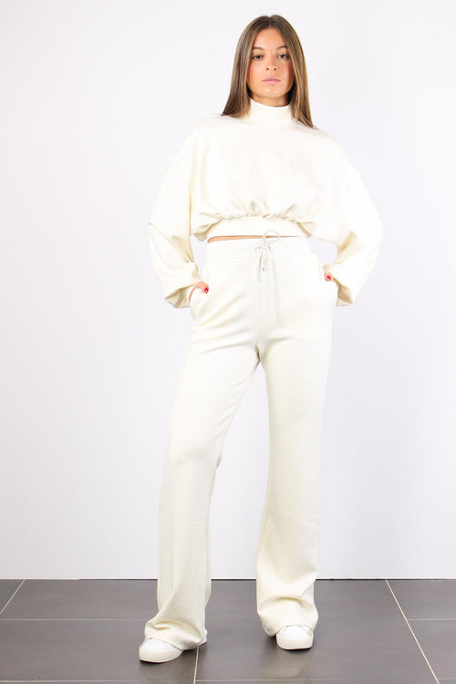 Pantalone Palazzo Modal Off White