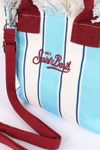 Colette Canvas Righe Azzurro/rosso - 7