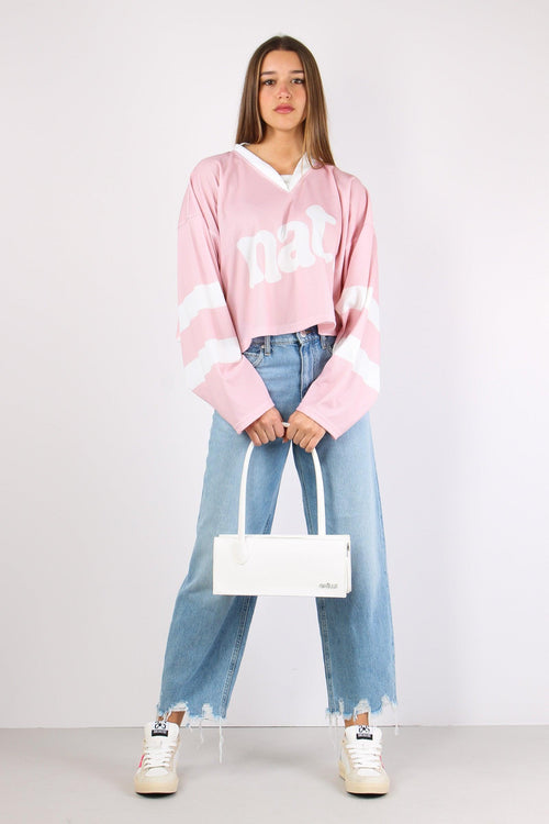 Maglia Hockey Cropped Rosa