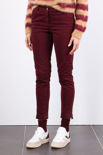 Pantalone Chino Arriccio Later Bordeaux - 3