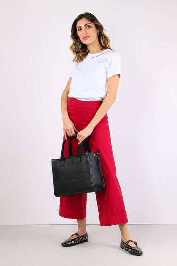 Pantalone Cropped Risvolto India - 5