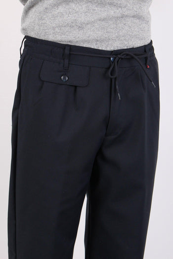 Pantalone Coulisse Blu - 6