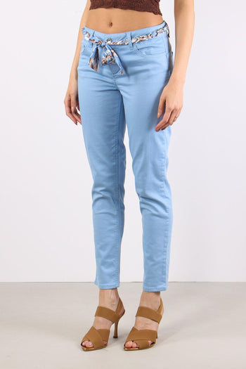 Pantalone Ideal Foulard Brig Blue - 4