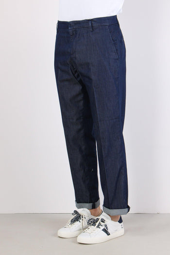 Gaubert Pantalone Effetto Denim Denim Scuro - 3