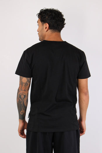 T-shirt Regular Logo Nero - 5