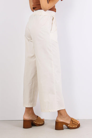 Pantalone Popeline Palazzo Ghiaccio - 6