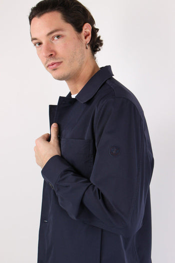 Basil Over Jacket Navy Blue - 8