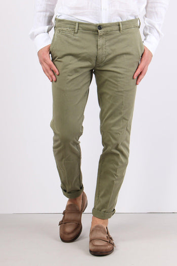 Pantalone Chino Extra Slim Militare - 2