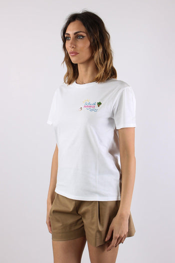 T-shirt Scritta Ricamo Paradise - 3