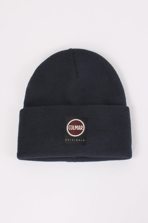 Cuffia Basica Logo Navy