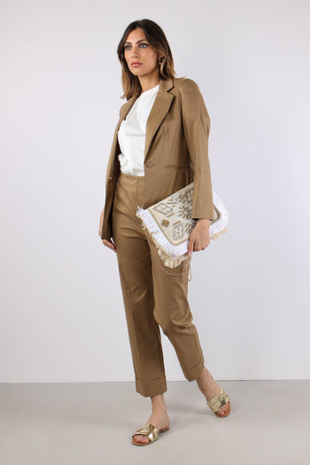 Pantalone Dritto Risvolto Terra - 5