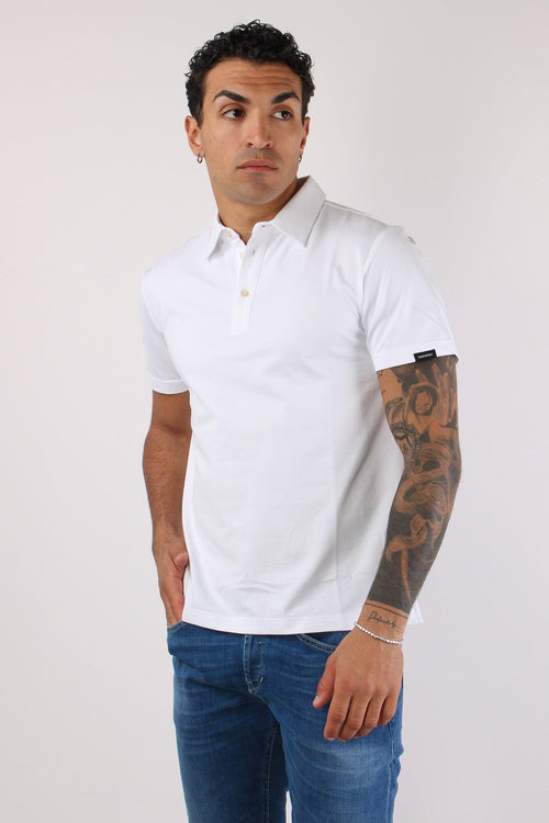 Polo Technical Piquet Bianco