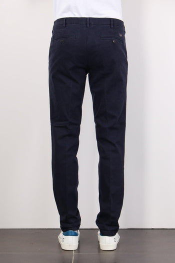 Pantalone Chino Regular Stretc Blu - 3