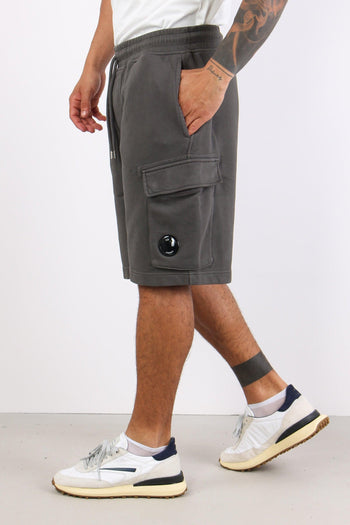 Bermuda Felpa Tasche Gun Metal - 4