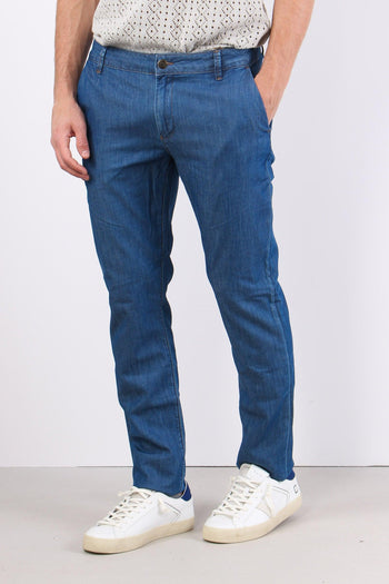 Denim Chino Leggero Denim Medio - 5