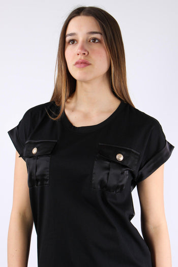 Antoine T-shirt Cotone Taschiine Black - 7