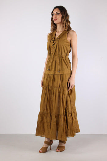 Casarsa Abito Voile Gabardina Bronzo - 6