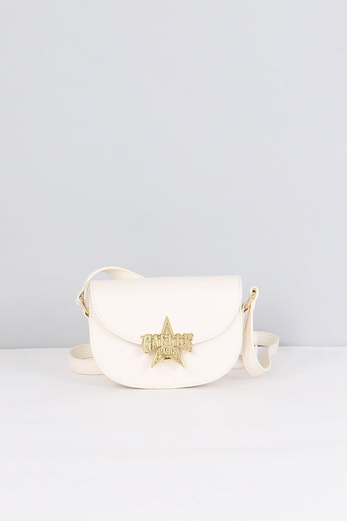 Saddle Bag Applicazione Stella Bianco