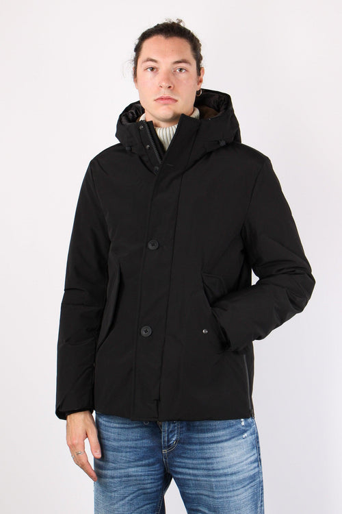 Parka Nylon Inserto Ecopellicc Black