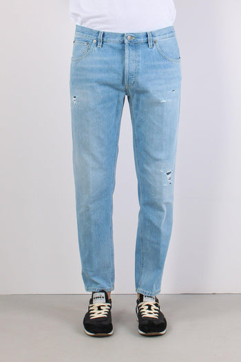 Brighton Denim Rotture Slavato Denim Chiaro - 2