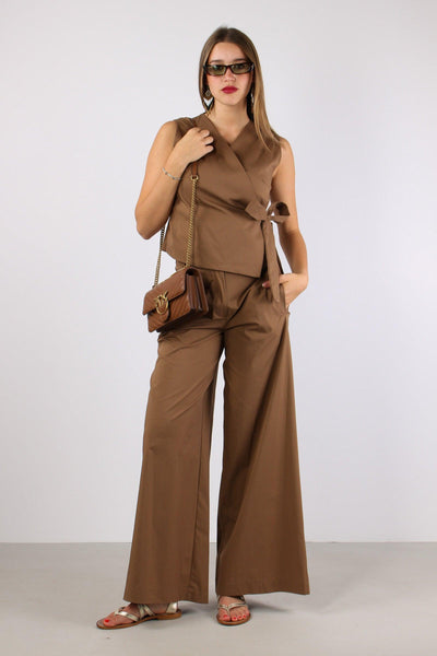 Pantalone Cotone Elastico Diet Terra
