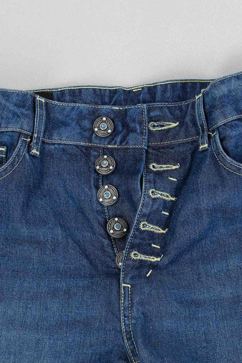 Lyoncell Denim Micro Rotture Denim Scuro - 2