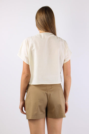 Blusa Ricamo Fondo Burro - 4