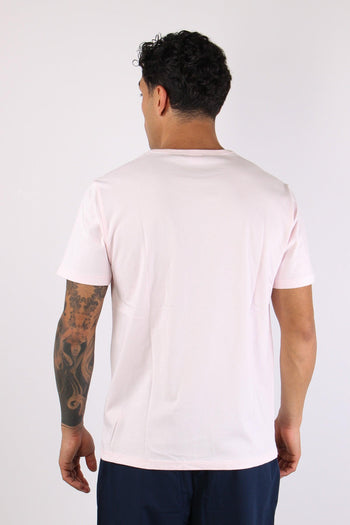 T-shirt Cotone Taschino Rosa - 5