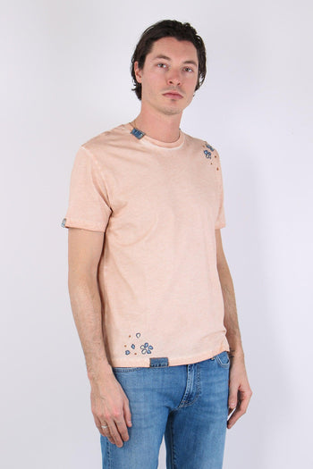T-shirt Ricamo Fiori Aurora - 7