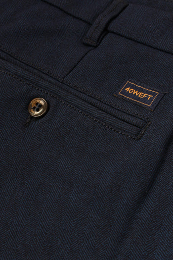 Pantalone Chino Punto Milano Blu Navy - 3