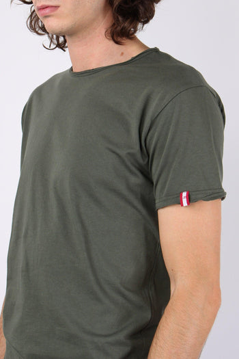 T-shirt Manica Corta Cotone Militare - 6