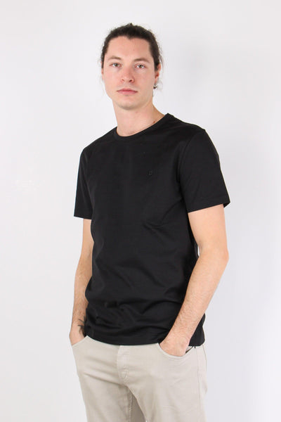 T-shirt Cotone Logo Nero
