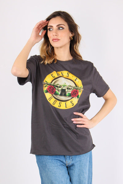 T-shirt Unisex Guns N Roses Grigio