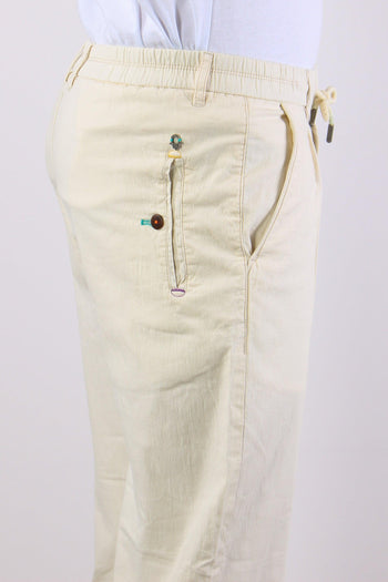 Pantalaccio Misto Lino Latte - 6