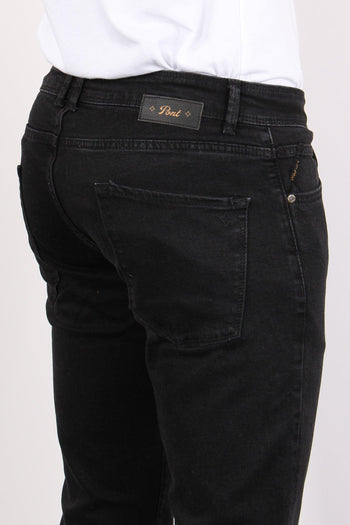 Denim Tapered Fit Nero - 7