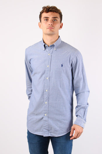 Camicia Oxford Stretch Navy - 5