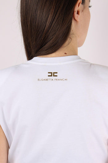 T-shirt Smanicata Nodo Gesso - 7