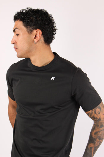 T-shirt Basica Logo Contrasto Black Pure - 7