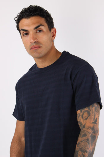 T-shirt Girocollo Basica Blue - 7