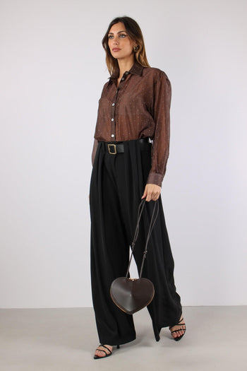 Camicia Over Mussola Strass Moro - 5