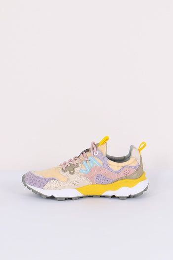 Sneakers Yamano Suede Animalier Lilac/pink - 7