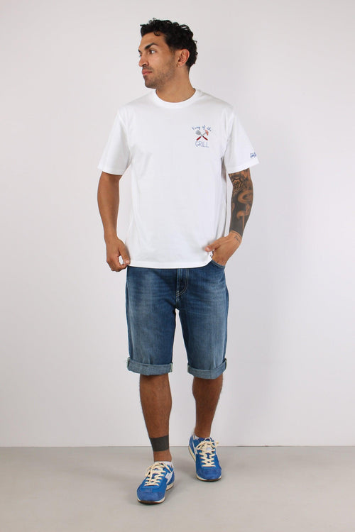 T-shirt Scritta Ricami King