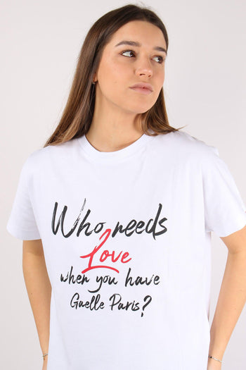 T-shirt Scatoletta Love Bianco - 6