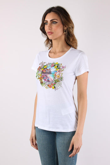 T-shirt Slim Fantasia Bianco/resort - 6
