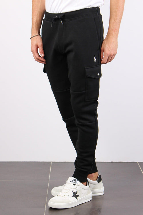 Pantalone Cargo Felpa Polo Black - 2