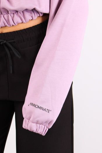 Felpa Corta Cappuccio Glicine - 6