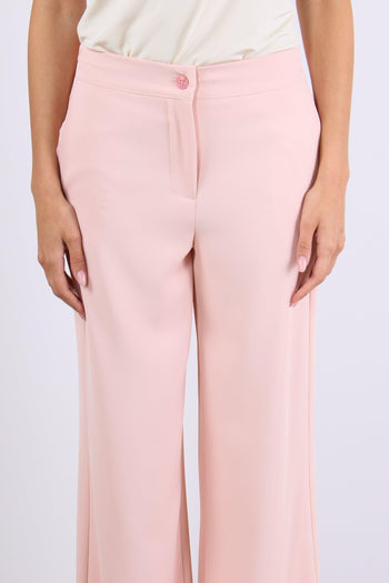 Pantalone Gamba Dritta Fluido Cipria - 7
