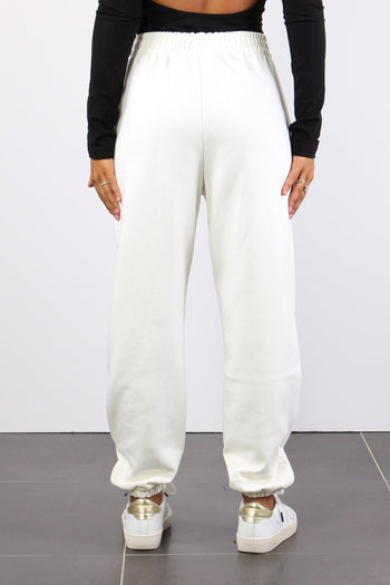 Pantalone Logo Gamba Off White - 5