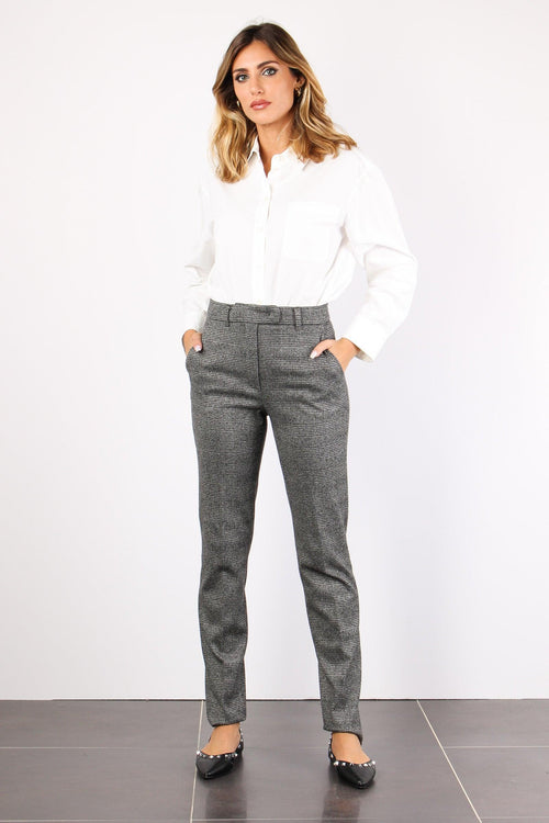 Gerico Pantalone Jersey Grigio Chiaro